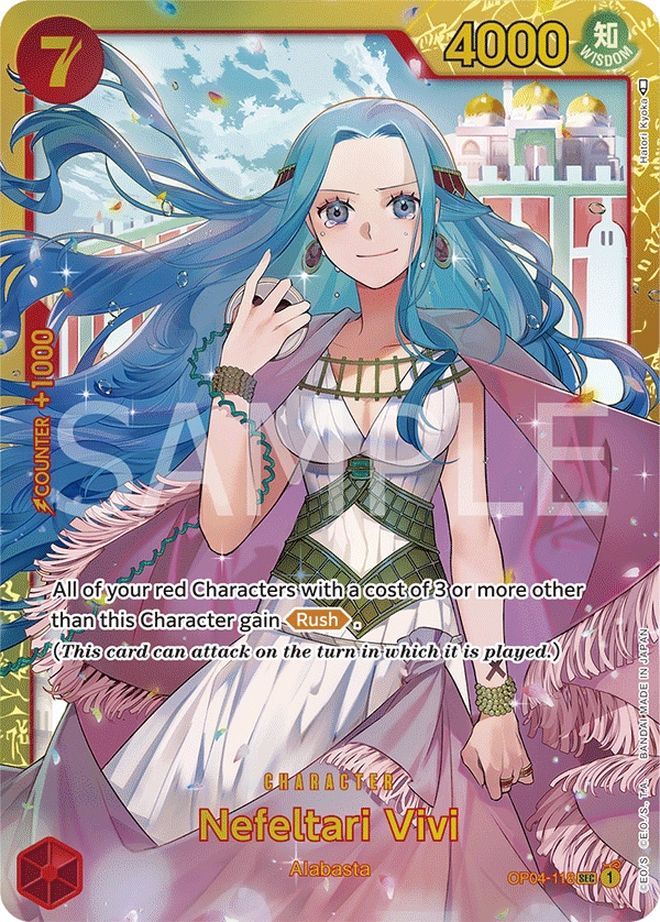 OP04-118 Nefeltari Vivi One Piece Card Game Card | One Piece Card Game