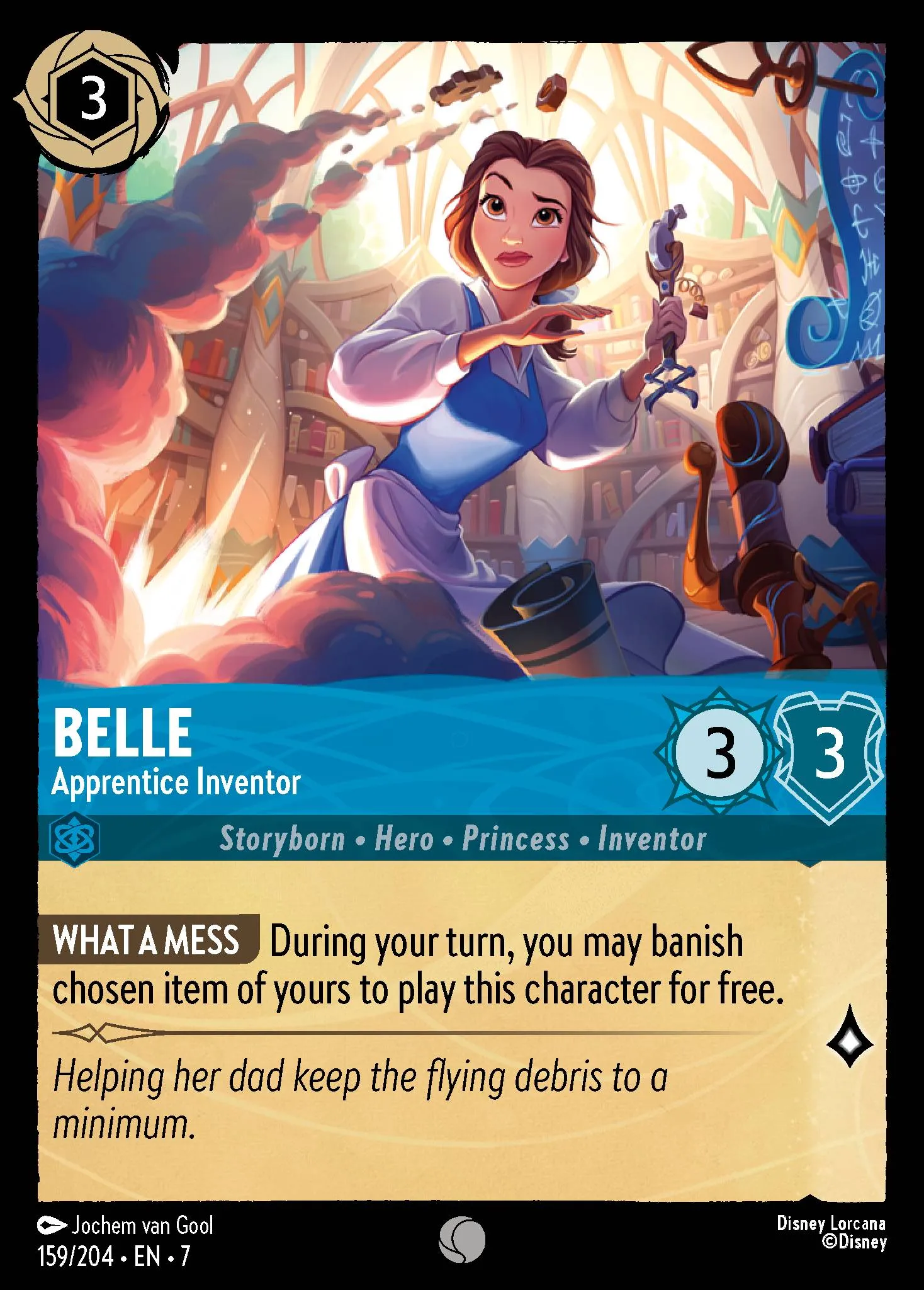 001-142 Belle - Strange but Special Lorcana Card | Disney Lorcana