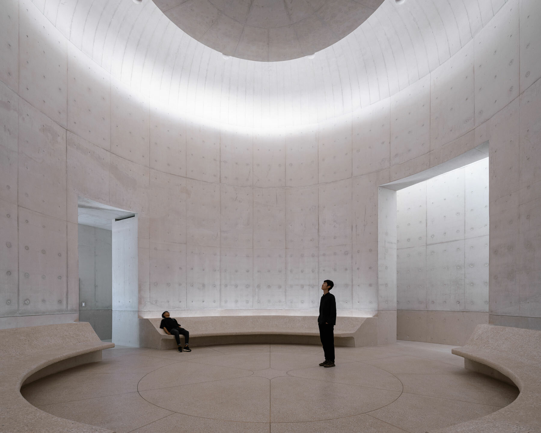 vector architects sculpts 'chapel of music' as minimalistic music box