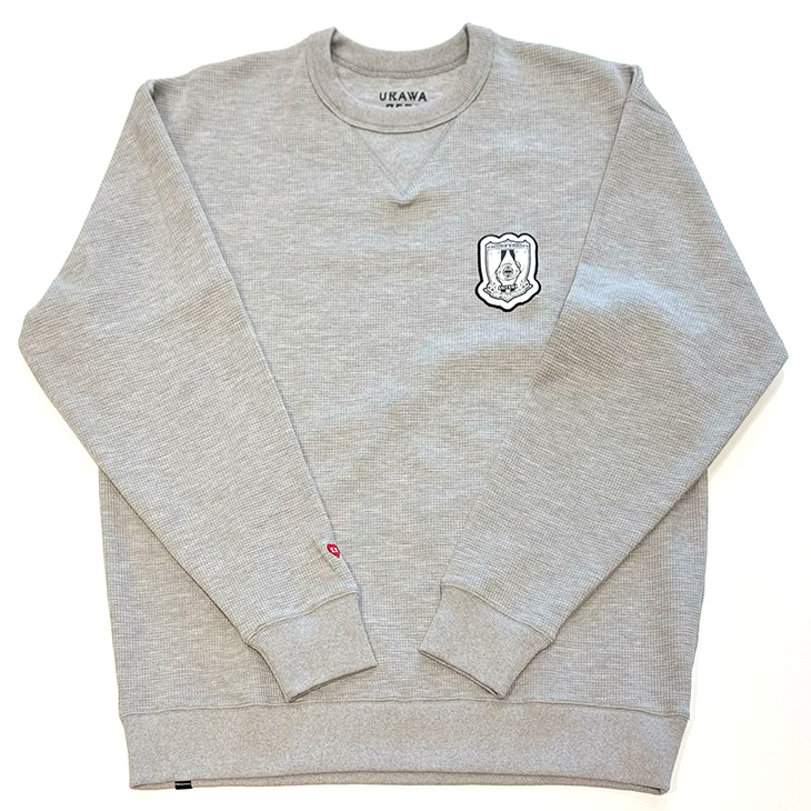 ワッフルクルーネックスウェット/グレー | 浦和レッズオンラインショップ