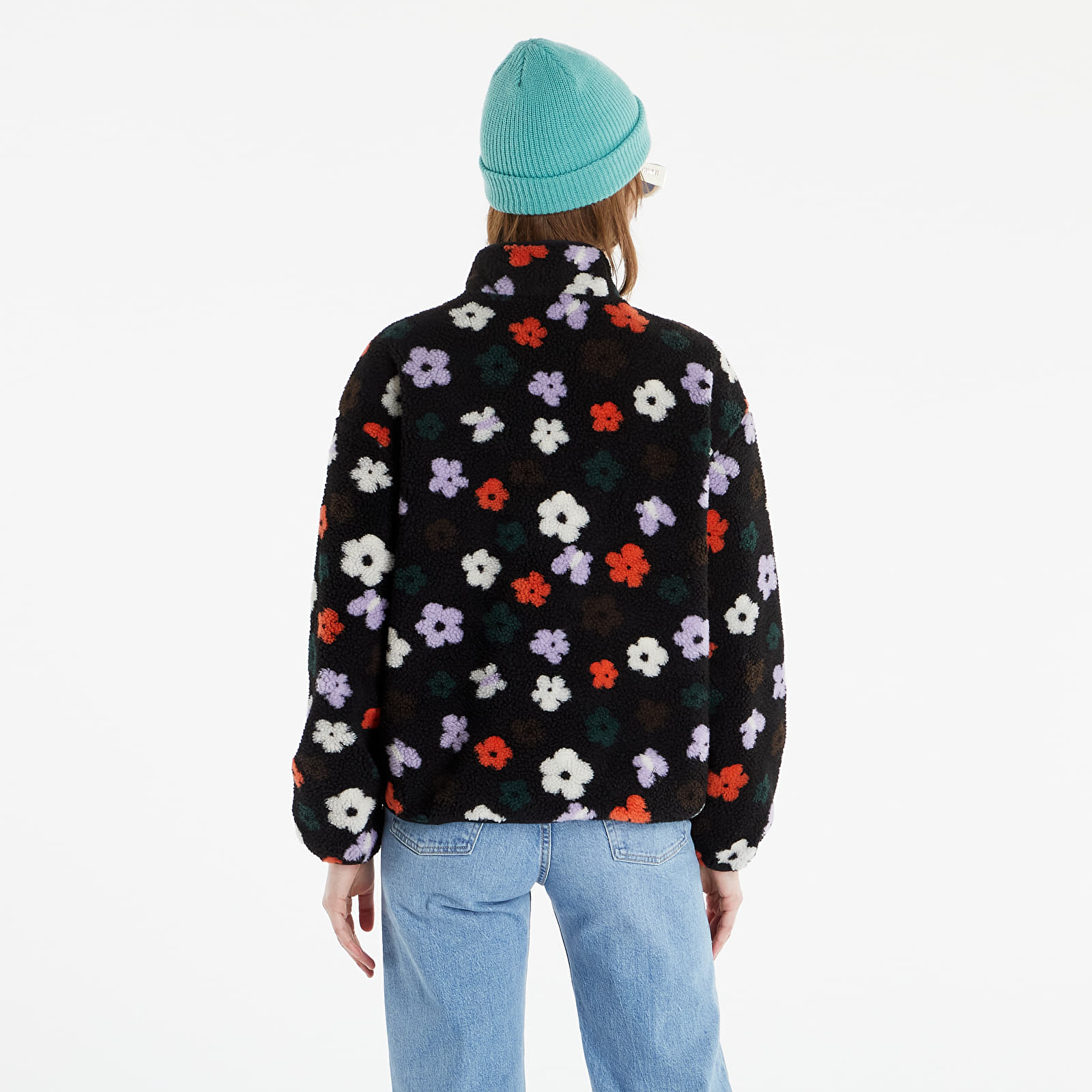 Jackets Vans x Sandy Liang Sherpa Jacket Black (VN0A7RLSYOD1