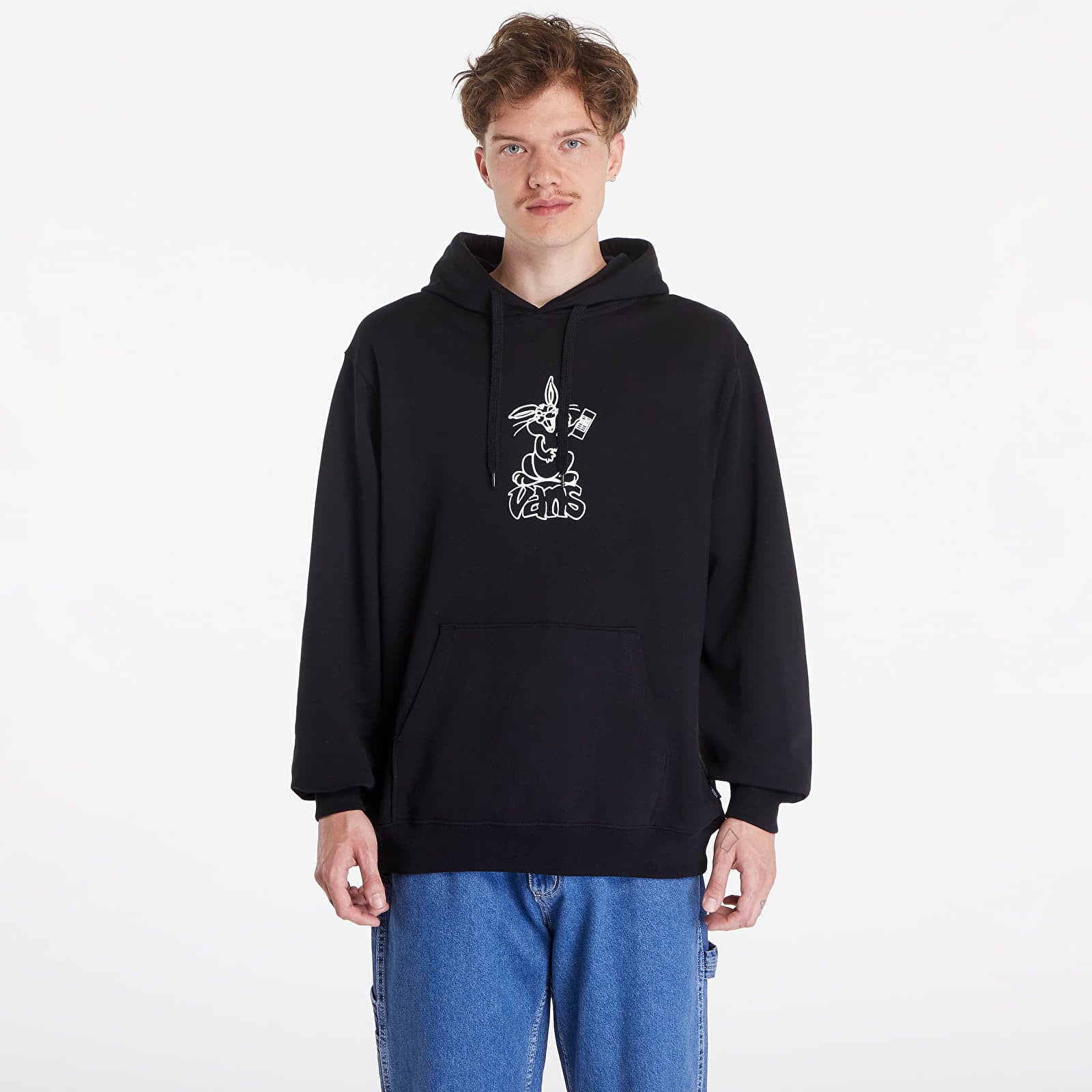 Men's hoodies Vans Crazy Eddy 66 Loose Pullover Black