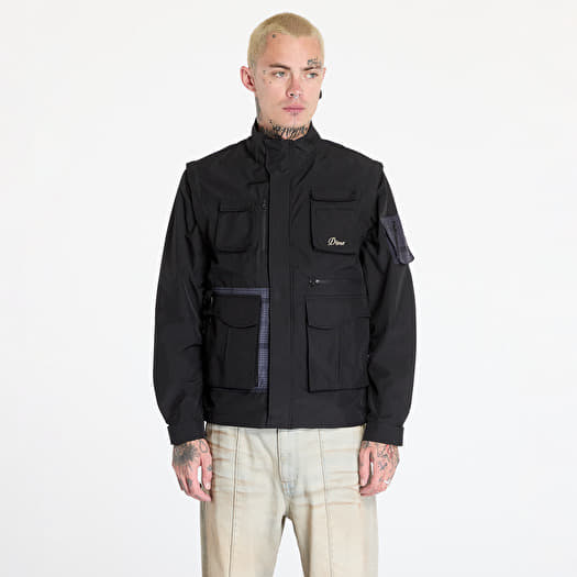 Jackets DIME Fishing Zip-Off Jacket UNISEX Black (DIMEFA241BLK