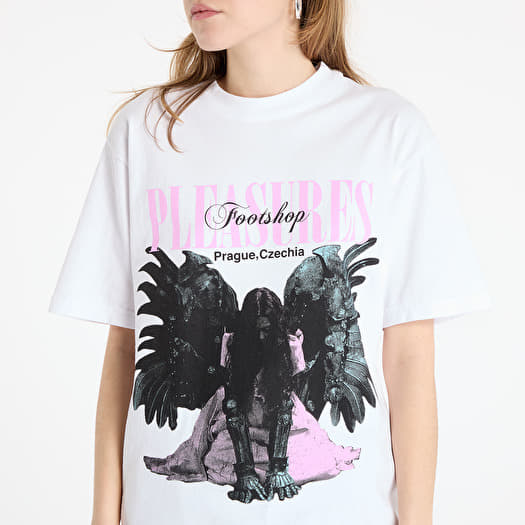 T-shirts PLEASURES x FTSHP Angel T-Shirt UNISEX White (P24W077