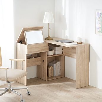 ドレッサーデスク L字デスク 化粧台 メイク台 | 【公式】LOWYA(ロウヤ