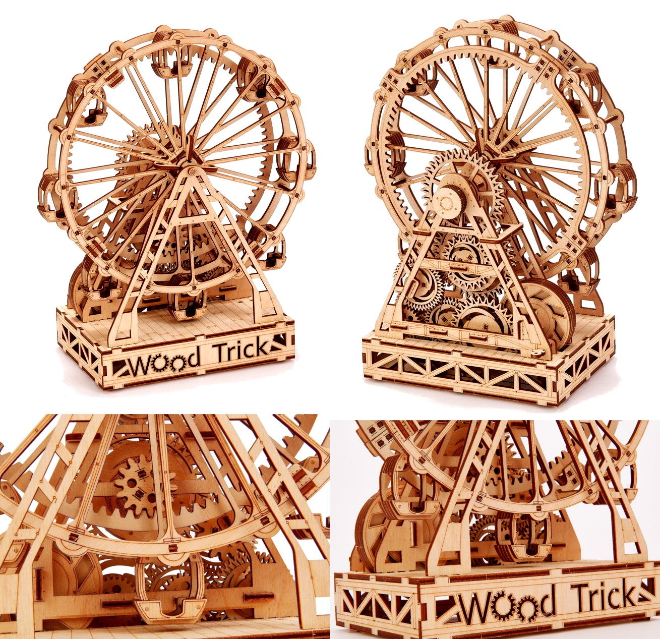 3Dウッドパズル新作】魅惑の花の贈り物 ミステリーフラワーWood Trick