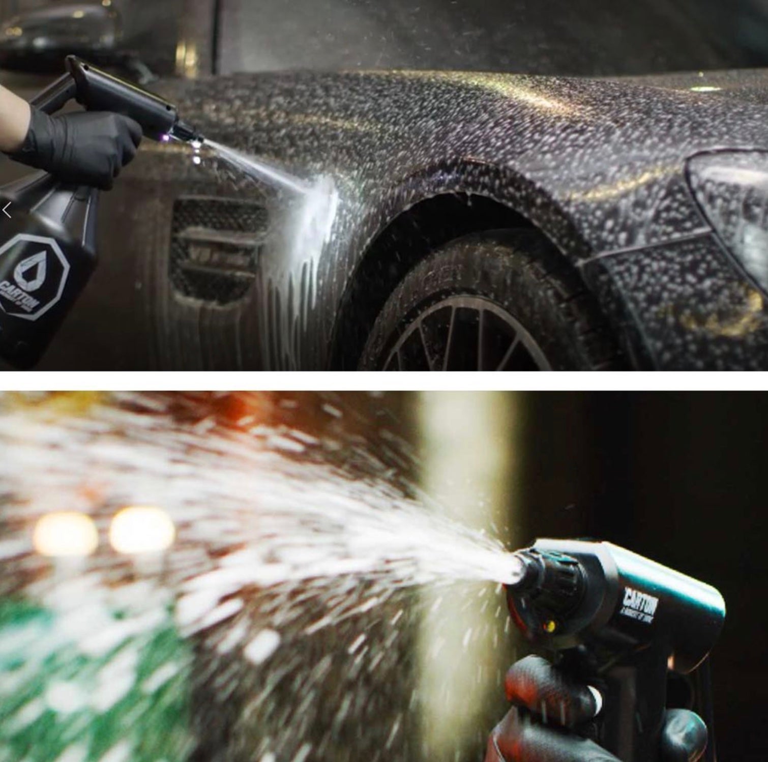 愛車をいつもピカピカに！手圧無し！車内充電可！洗車用充電式電動