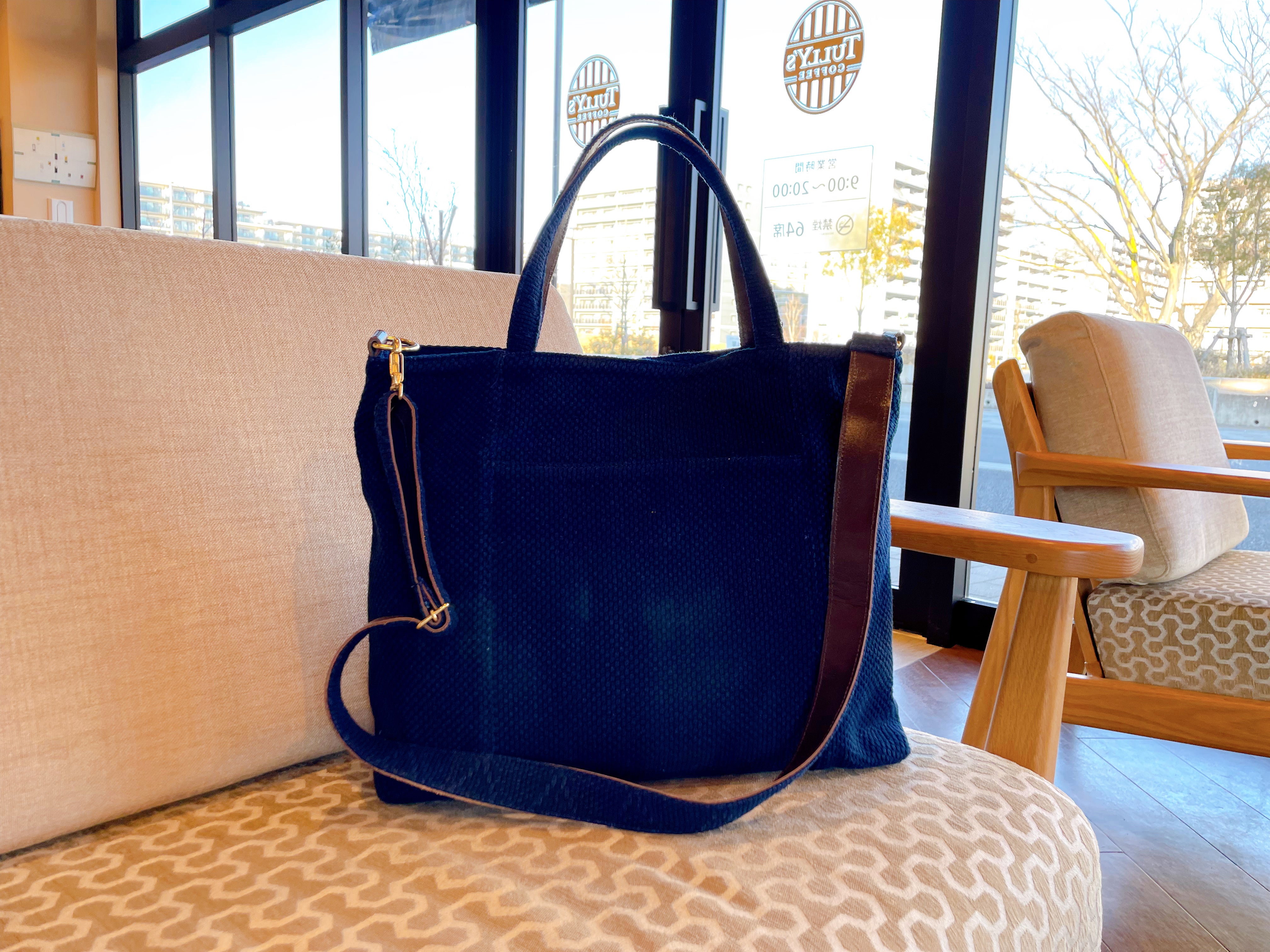 伝統の職人技の掛け合わせ。武州正藍染刺し子の剣道着で作る、ビッグ