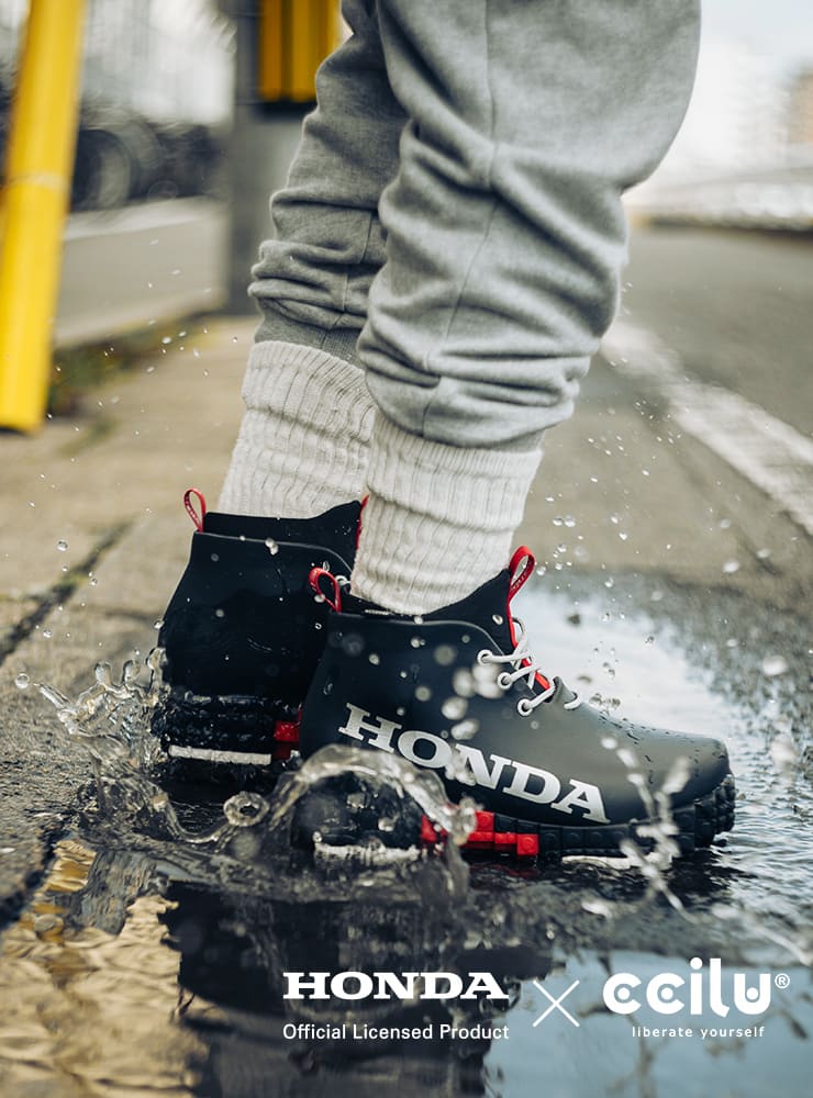 Honda×cciluコラボ第2弾】毎日履ける！超快適な全天候型の防水シューズ