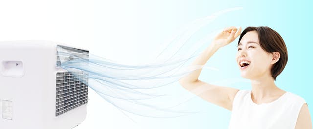 コンパクト高機能ミニクーラー】冷風機の常識が変わる！工事不要で