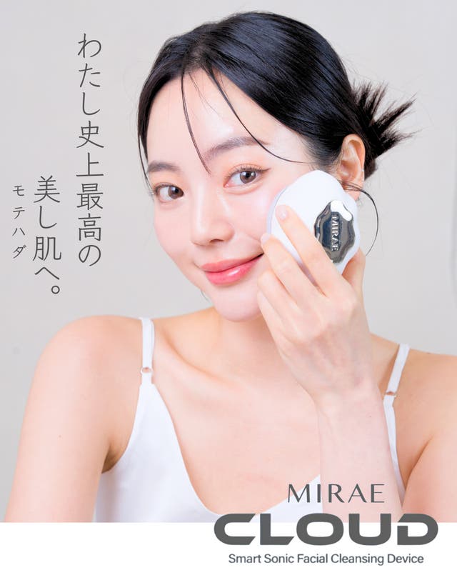 1分洗顔で潤い肌】LED美容ライト搭載音波洗顔ブラシでわたし史上最高の