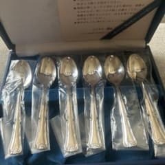 銀座和光 銀仕上 スプーンセット 6本セット - メルカリ