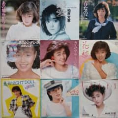 042) 柏原芳恵 EPレコード9枚セット - メルカリ