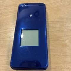 美品 au ガラホ 京セラ かんたんケータイ KYF43ロイヤルブルー - メルカリ