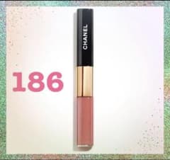 CHANEL ル ルージュ デュオ ウルトラトゥニュ 186 ピンクヌード - メルカリ