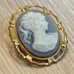 希少♡箱付き】アンティーク Donadio カメオ ブローチ ペンダント