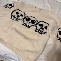 Macmahon Knitting Mills 3連 スカル ニット - メルカリ