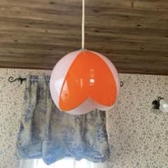 昭和レトロ チューリップライト 当時物 ペンダントライト レトロポップ