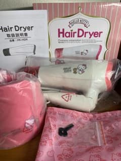 サンリオ ハローキティ 海外対応 マイナスイオンドライヤー 日本限定