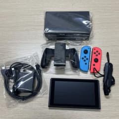 極美品 Nintendo Switch 本体 青/赤 動作確認済 HAC-001 - メルカリ