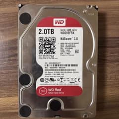 WD Red 2TB WD20EFRX NAS用ハードドライブ - メルカリ