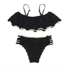 クロシェオフショルダーバンドゥビキニ 水着 Mサイズ titivate - メルカリ