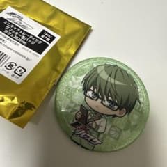 黒子のバスケ 黒バス 中外カフェ 緑間真太郎 グリッター缶バッジ
