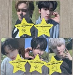 TXT ACT:TOMORROW MOAゾーン FC限定トレカコンプセット星付き - メルカリ