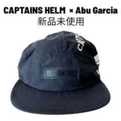 未使用 CAPTAINS HELM ×Abu Garcia ジェットキャップ 黒 - メルカリ