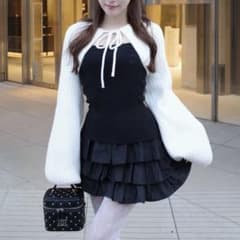 Darich ティアードフリルミニワンピース BLK FL 今季新作 完売品