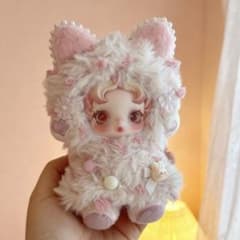 75番」 ポップマート スカルパンダ ぬいぐるみ 着せ替え服 ネコちゃん