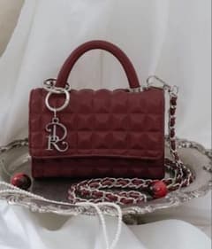 ♡ Darich ダーリッチ DRチャームチョコレートハンドバッグ BRD