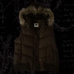 00s archive old gap 平成 ギャル男y2k ファーダウンベスト - メルカリ