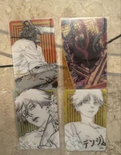 チェンソーマン 箔押しクリアカード デンジ ジャンプショップ - メルカリ