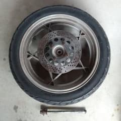 スズキGSX400Sカタナ純正星形キャストリアホイール - メルカリ