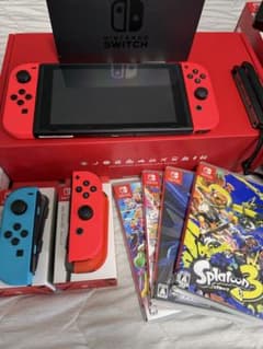 Nintendo Switch本体 スプラトゥーン3他周辺機器一式 - メルカリ