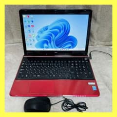 S240 NECノートパソコンWEBカメラWindows11オフィス2024付き - メルカリ