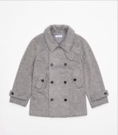 Smyeon ミドルシャギーコート スミョン グレー - メルカリ