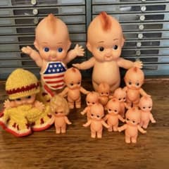 昭和レトロ キューピー人形 まとめうり 13体 アメリカ 巻き毛 ソフビ