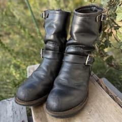 レッドウィング PT91 中期プリントタグ 2268 エンジニア 茶芯 8D