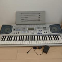CASIO カシオ 電子キーボード CTK-591 譜面台・アダプター付 訳あり