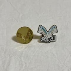 万博会場限定 クウェート館 ピンバッジ 2種セット - メルカリ