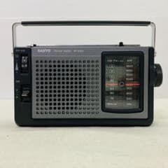 レトロ／美品 SANYO FM/AM ポータブルラジオ RP-6160(GR) - メルカリ