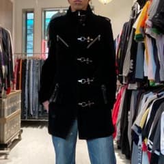 ネオお兄系 パンクy2k v系 ネックベルト ファスナー ギミック ベロア