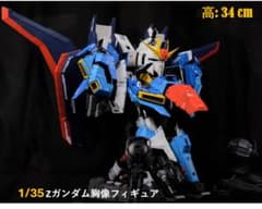 1/35スケールZガンダムの胸像フィギュア 新品未組立 発光ユニット付き
