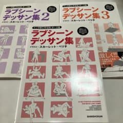 美品 合計 7200円 ラブシーンデッサン集 3冊セット スカーレット・ベリ