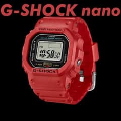CASIO G-SHOCK nano DWN-5600-4JR レッド 新品 - メルカリ