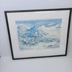 美品】内田新哉リトグラフ mint green ミントグリーン301/400 - メルカリ