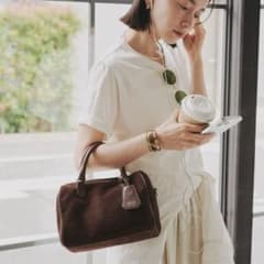 russet スエード2WAYミニボストンバッグ - メルカリ