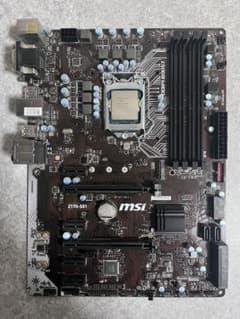 Intel core i7-6700K、MSI Z170-S01 セット - メルカリ